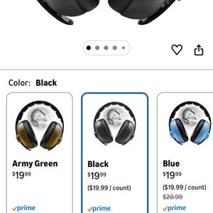 BBTKCARE Noise-Cancelling Black Headphones